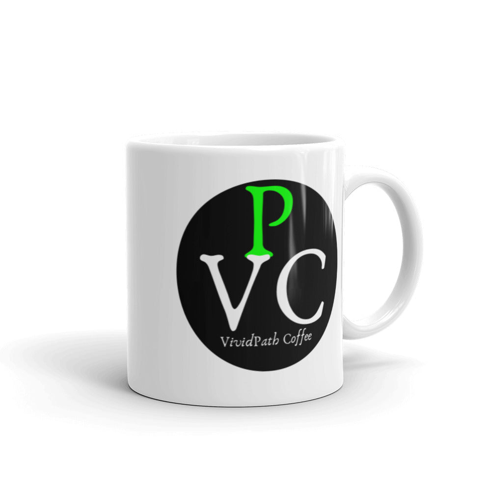 VPC Logo White glossy mug